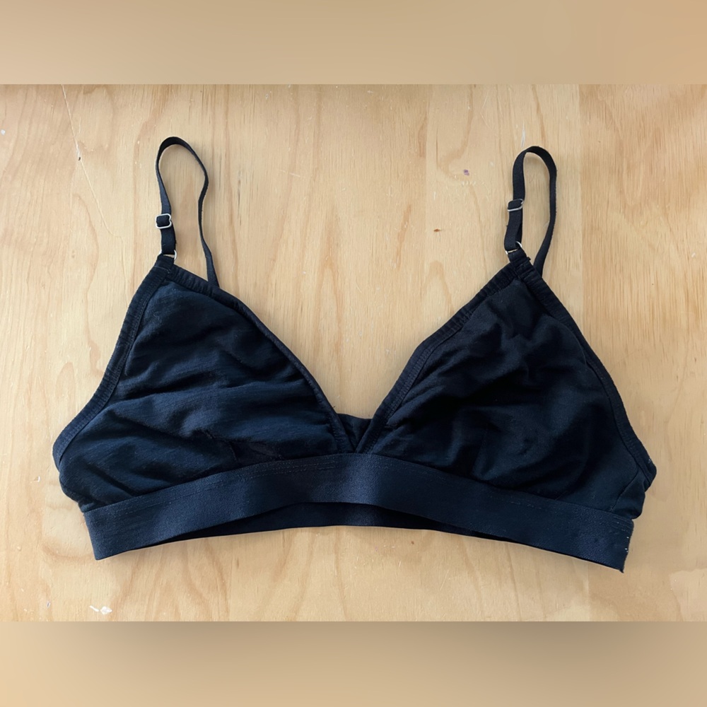 Icebreaker Black Bralette with Adjustable Straps